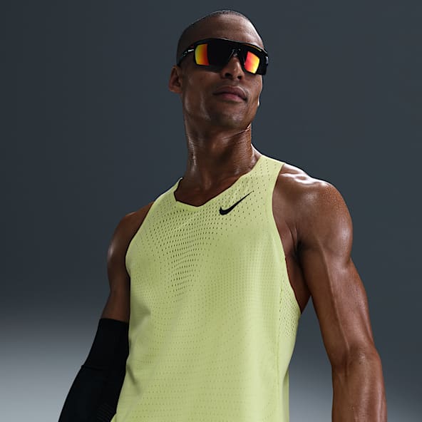 メンズウェア [Vintage]90sNike YellowEmblem Sleeveless Vintage]90sNike YellowEmblem Sleeveless